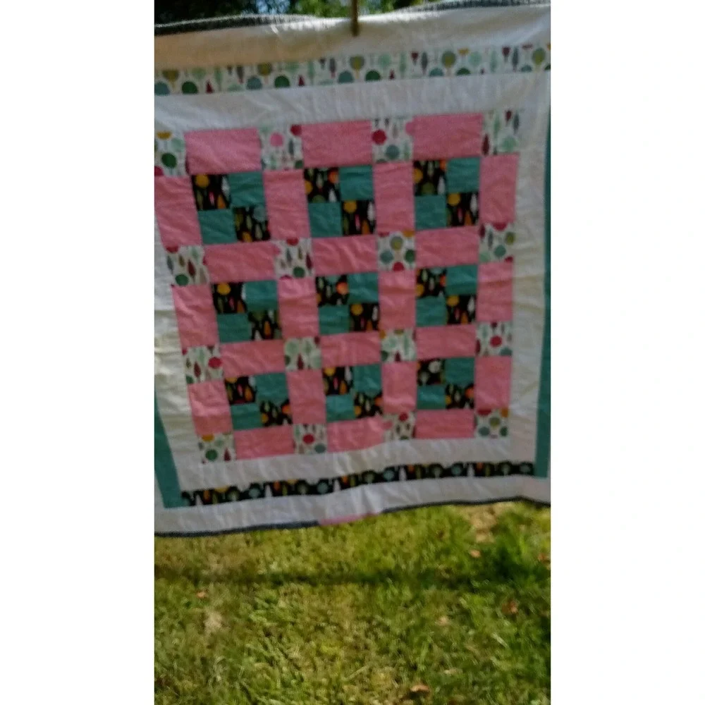 Handcrafted Childs PATCHWORK QUILT  39